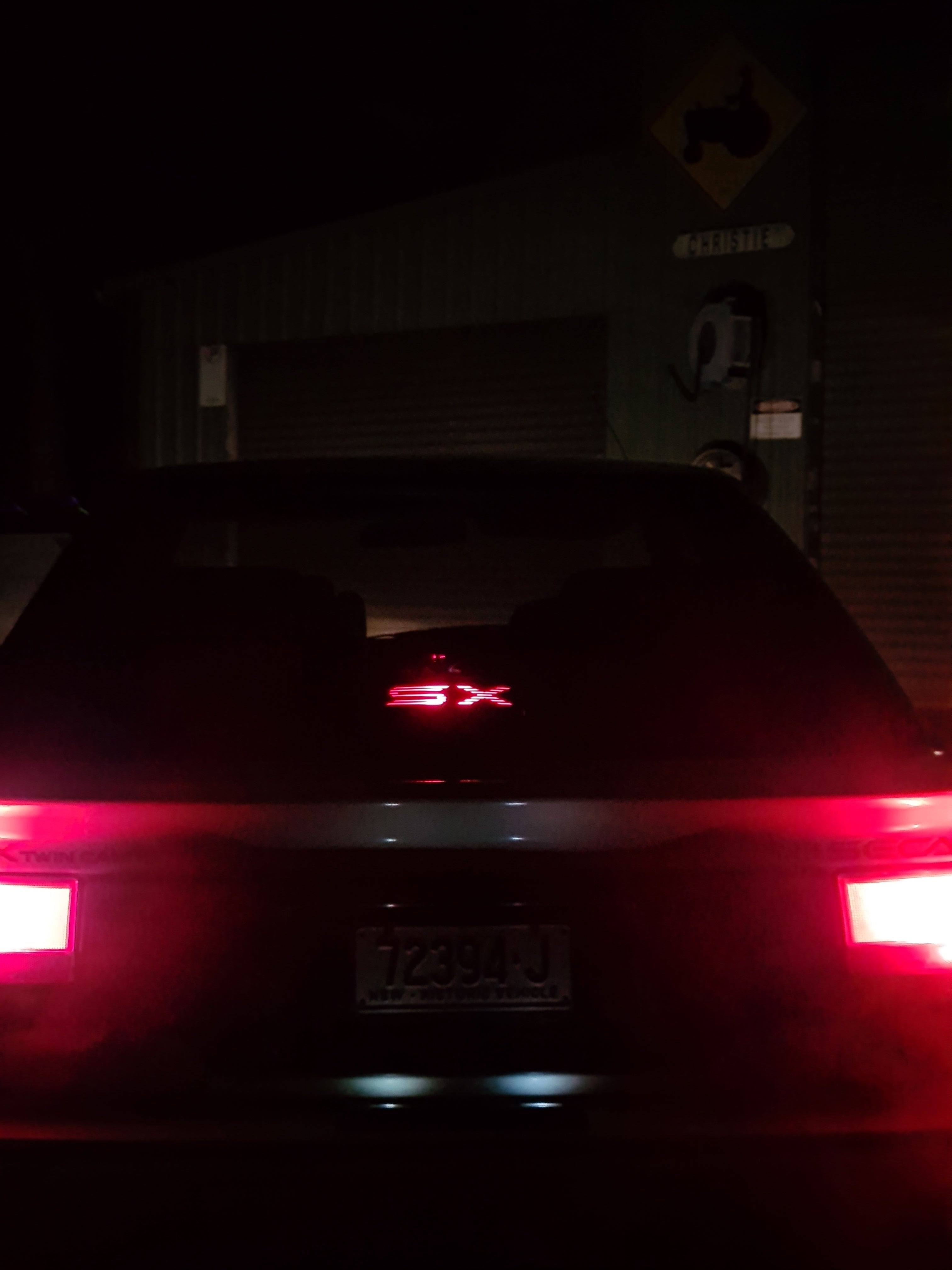 SX SECA Brake light cover